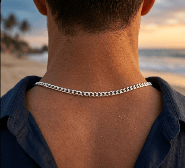 925 Sterling Silber Panzerkette massiv rhodiniert Aurify