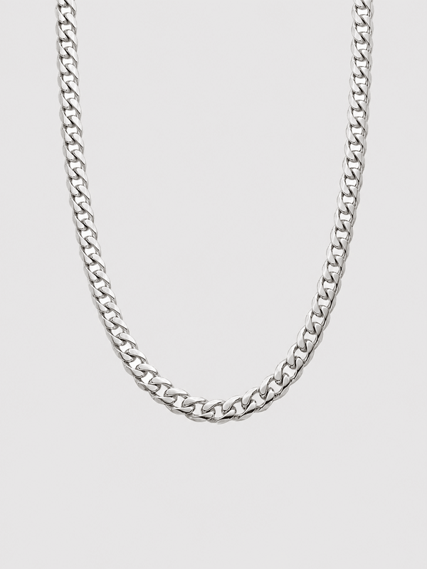 925 Sterling Silber Panzerkette massiv rhodiniert Aurify