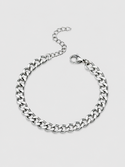 Panzerarmband Massiv Edelstahl