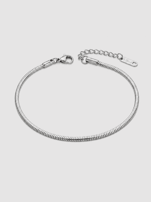 Schlangenarmband Edelstahl Massiv Aurify