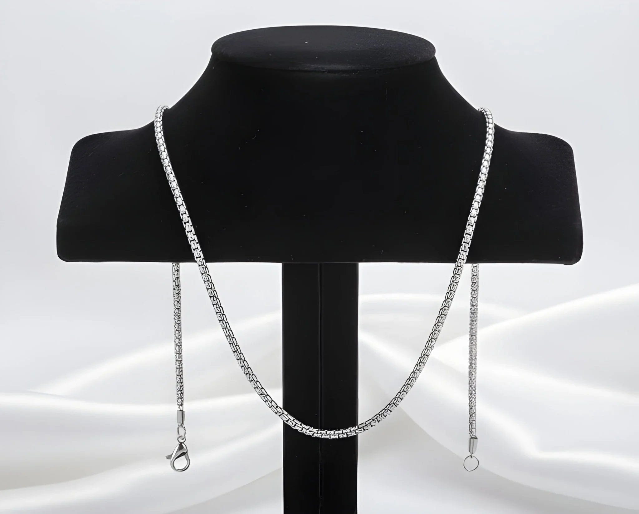 Aurify Box Kette aus Edelstahl Massiv