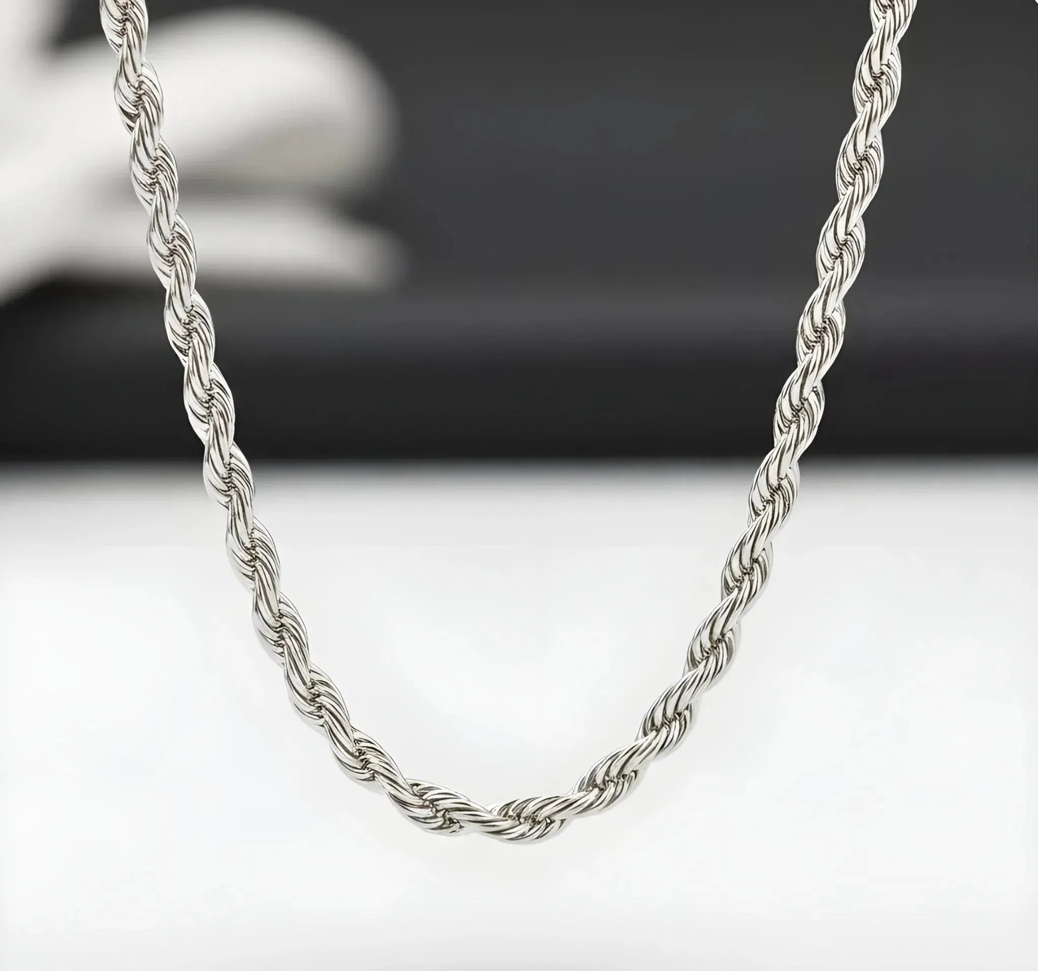 Aurify Kordelkette Massiv Edelstahl