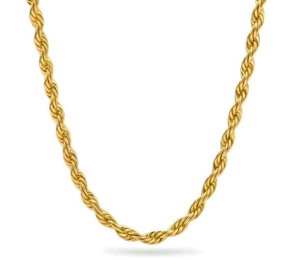 Aurify Kordelkette Massiv Edelstahl