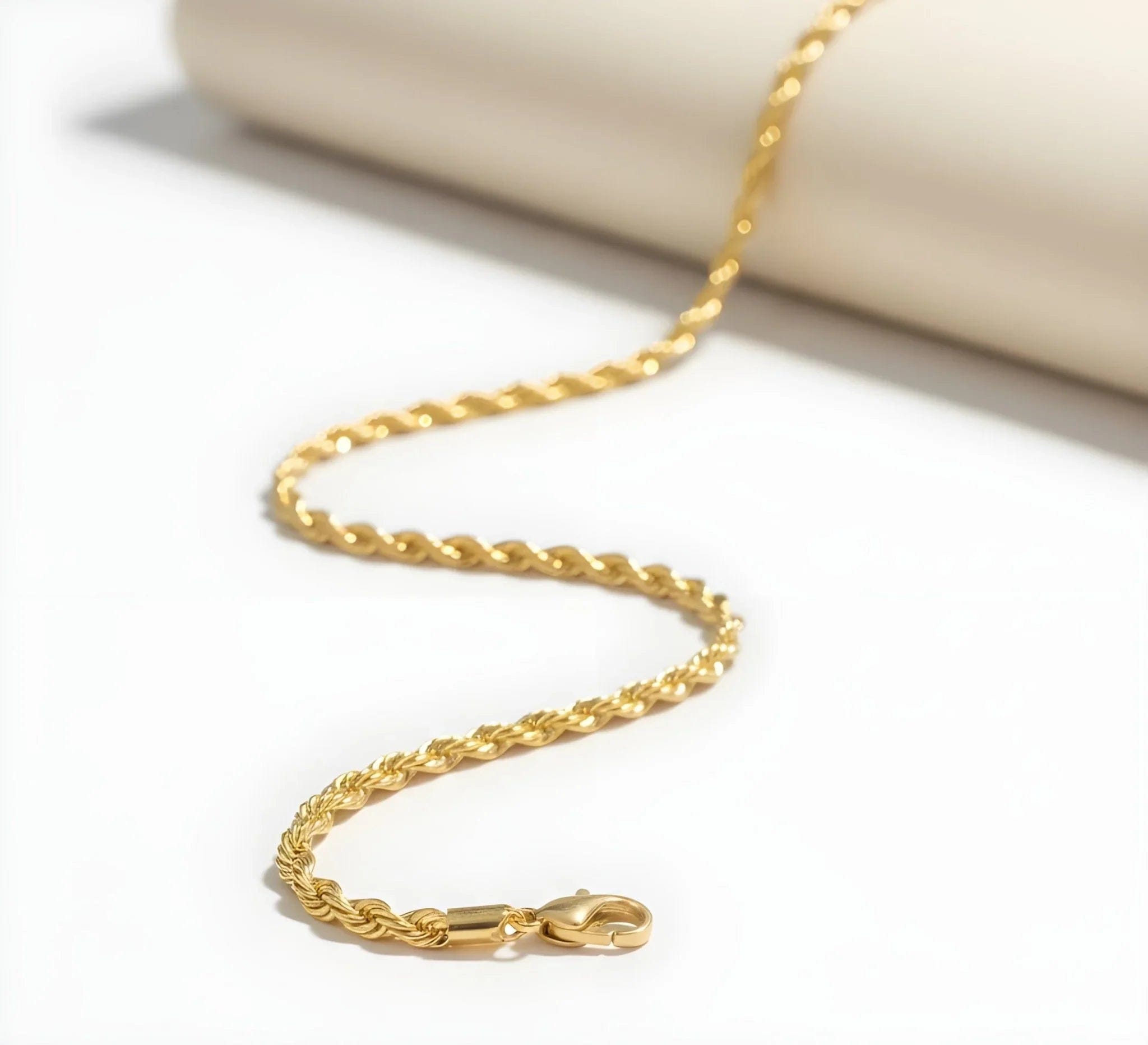 Aurify Kordelkette Massiv Edelstahl