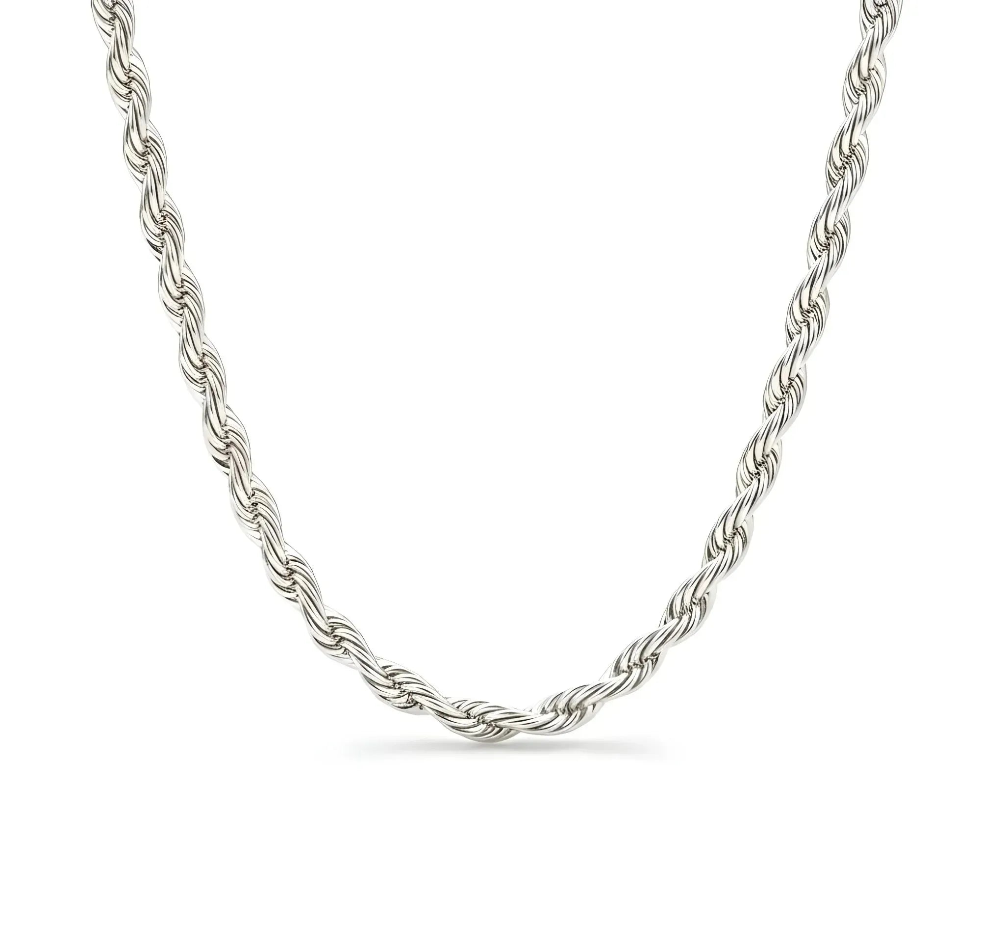 Aurify Kordelkette Massiv Edelstahl