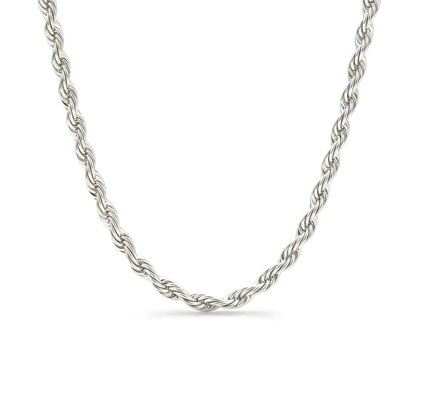 Aurify Kordelkette Massiv Edelstahl