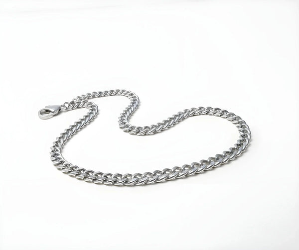 Aurify LA Cuban Link Kette Massiv Edelstahl