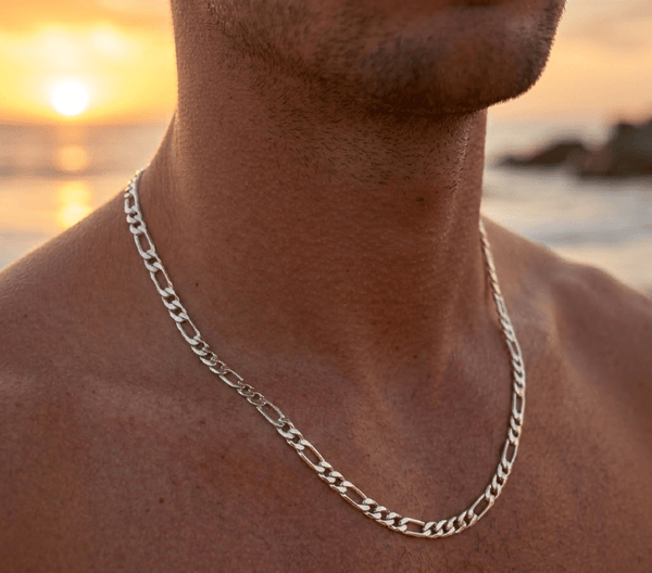 Aurify Massive Figarokette – hochwertig versilbert