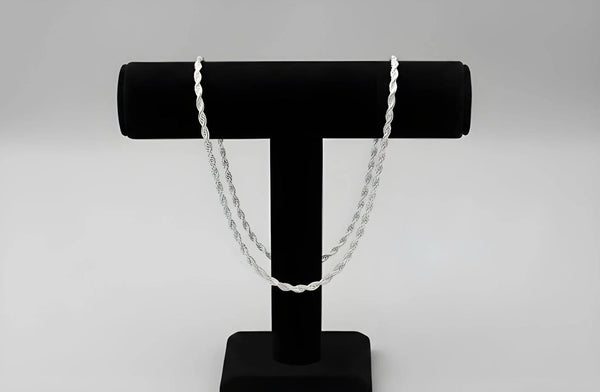 Aurify Massive Kordelkette – hochwertig versilbert