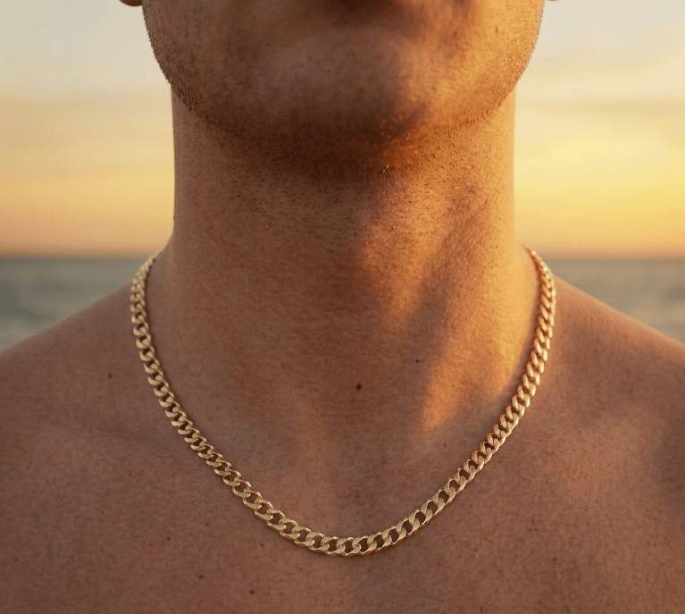 Aurify Massive Panzerkette Edelstahl