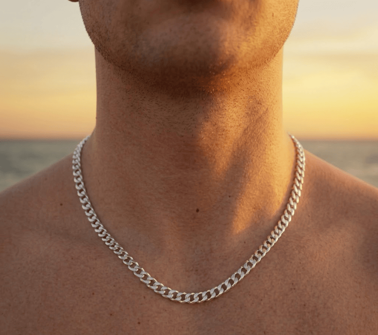 Aurify Massive Panzerkette Edelstahl