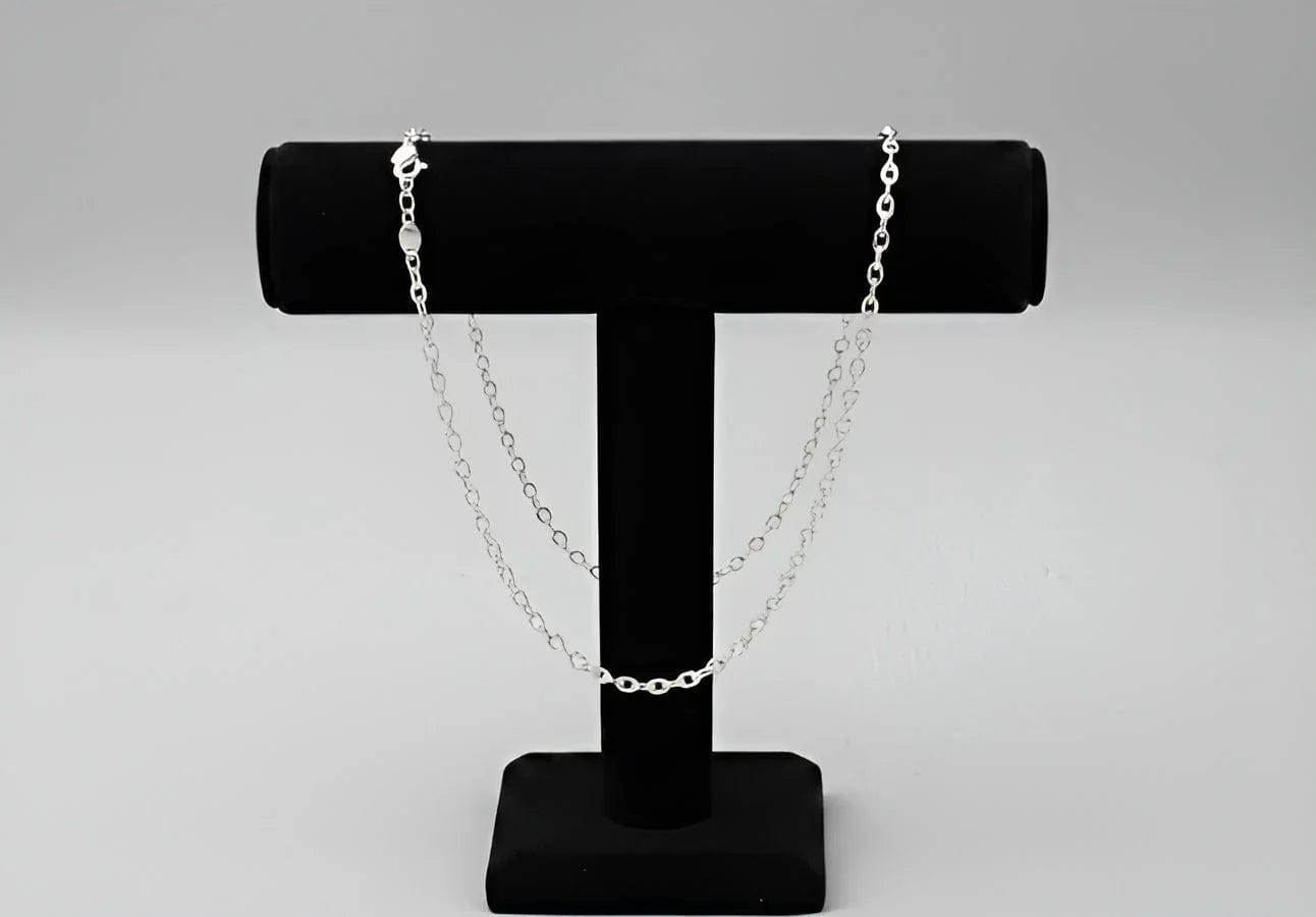 Aurify Massive Rund Ankerkette – hochwertig versilbert