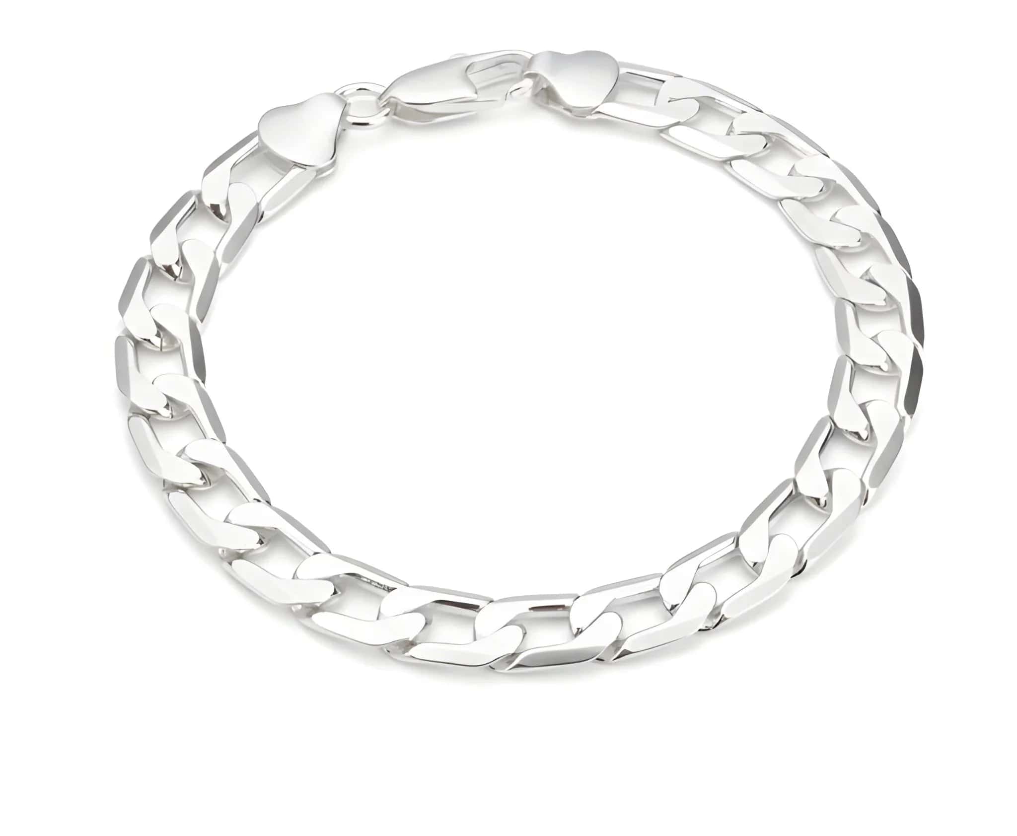 Aurify Massives Panzerarmband – hochwertig versilbert