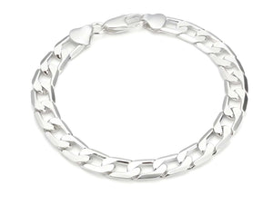 Aurify Massives Panzerarmband – hochwertig versilbert