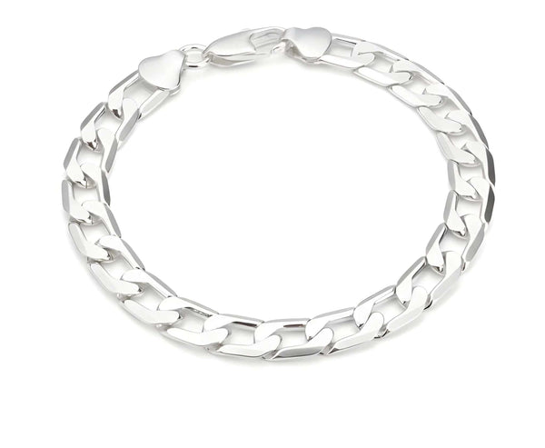 Aurify Massives Panzerarmband – hochwertig versilbert