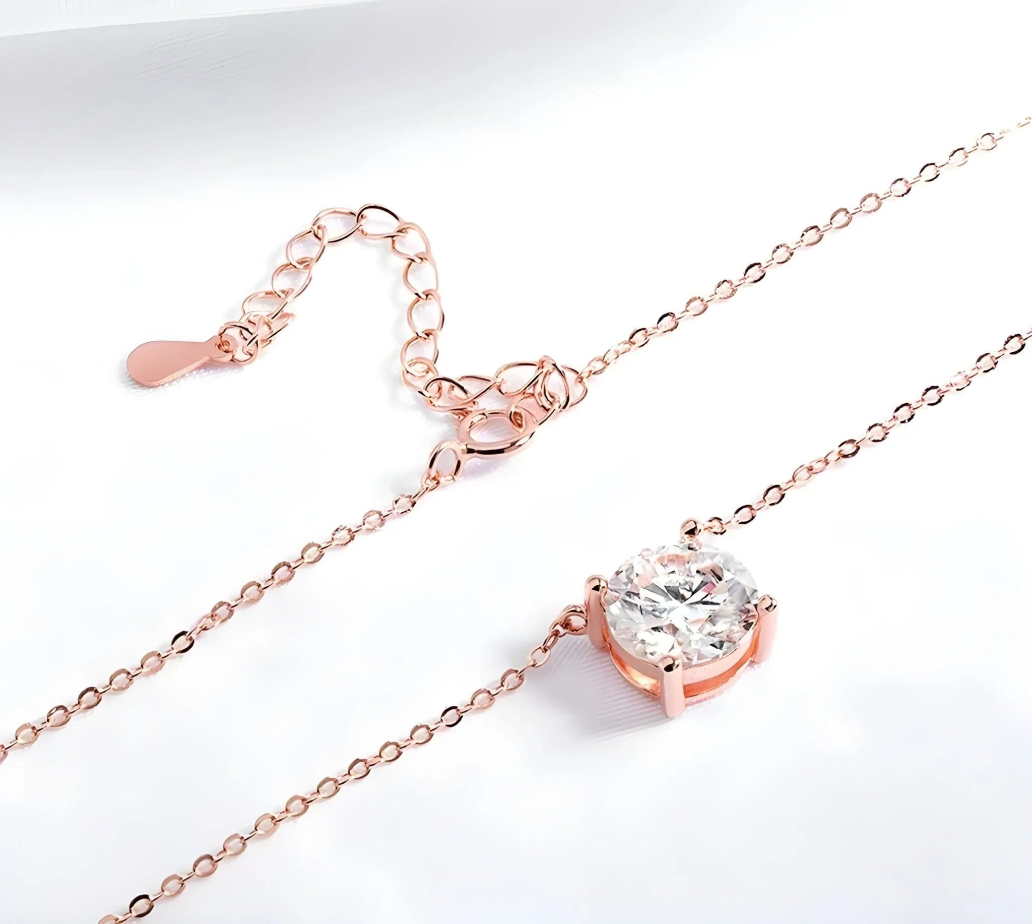 Aurify Moissanit Damenkette – 925er Sterling Silber