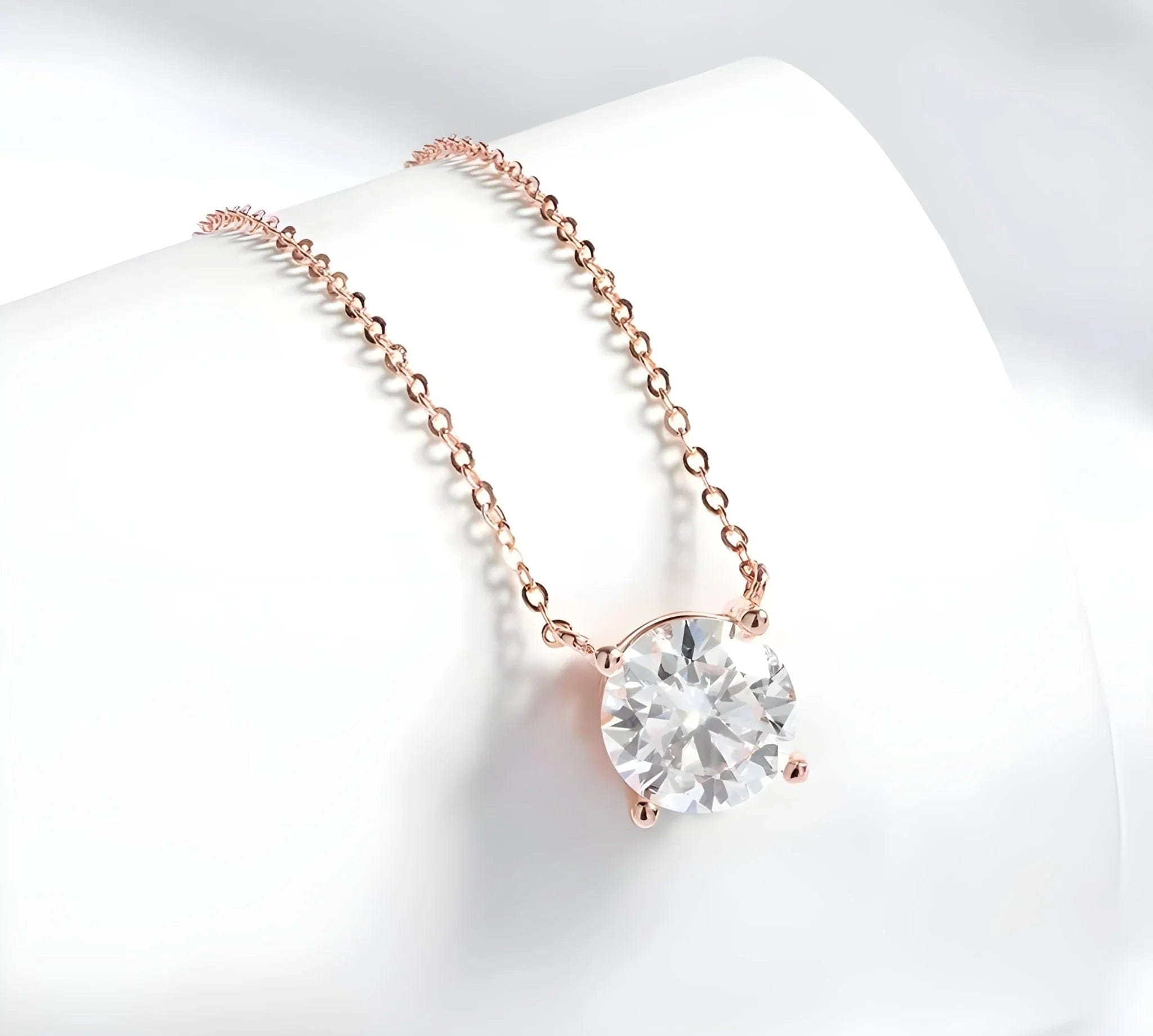 Aurify Moissanit Damenkette – 925er Sterling Silber