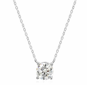 Aurify Moissanit Damenkette – 925er Sterling Silber