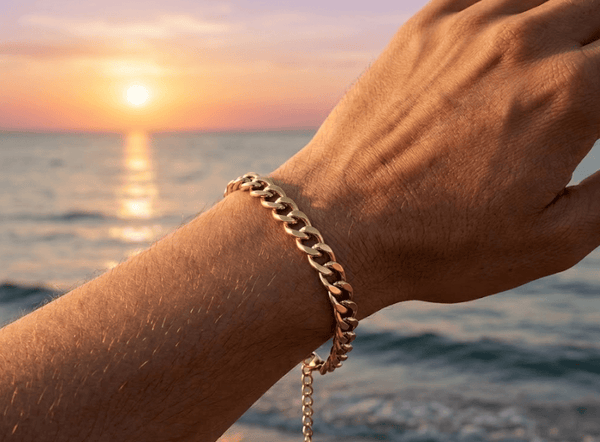 Aurify Panzerarmband Massiv Edelstahl