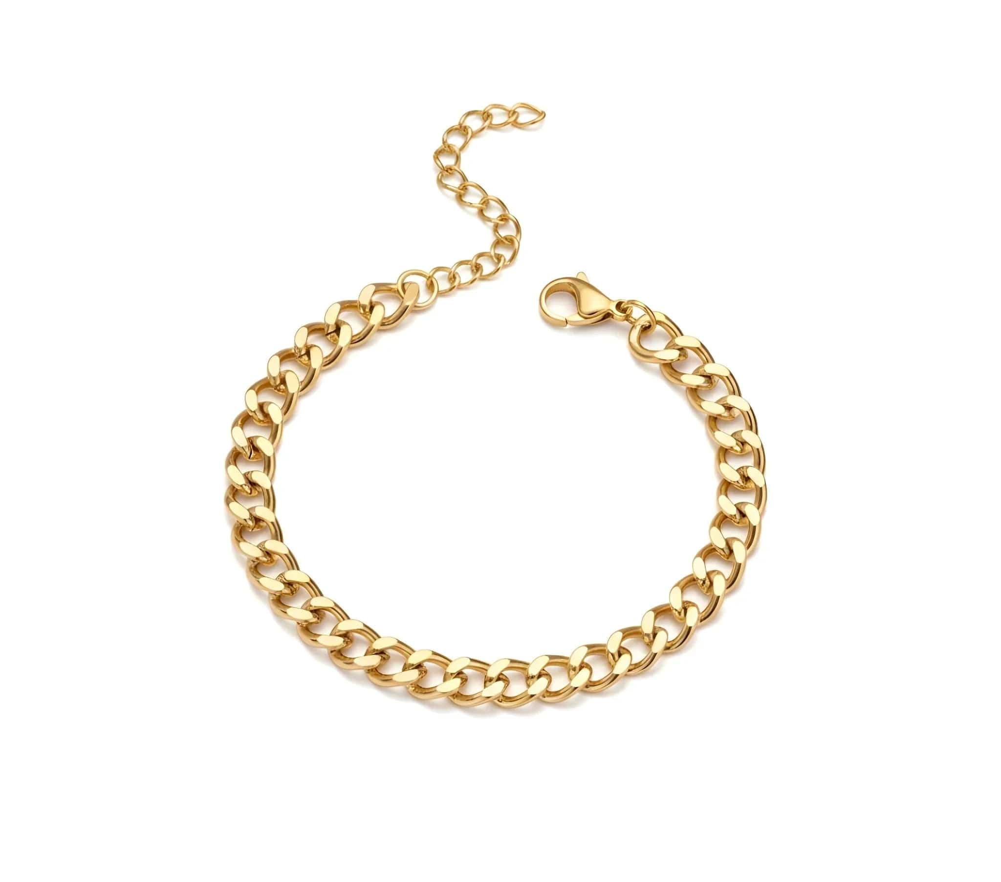 Aurify Panzerarmband Massiv Edelstahl