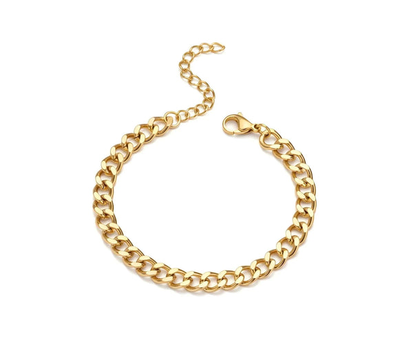 Aurify Panzerarmband Massiv Edelstahl