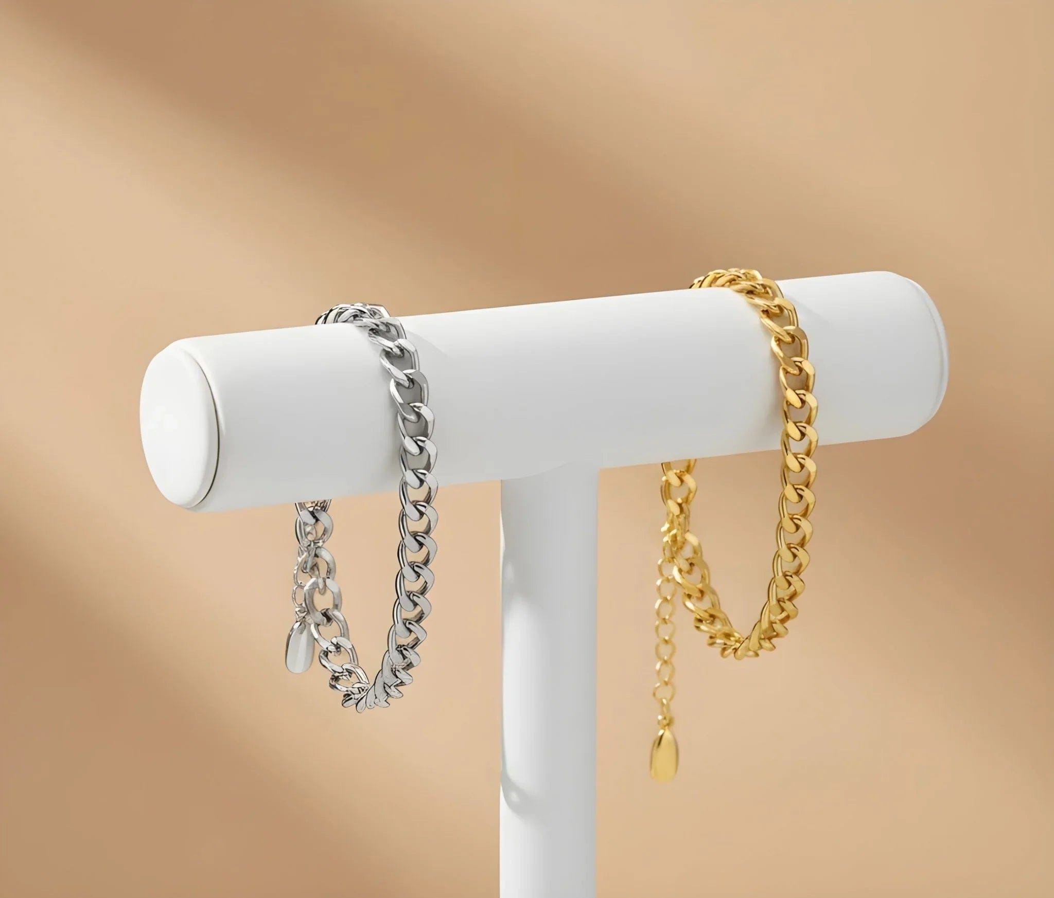 Aurify Panzerarmband Massiv Edelstahl