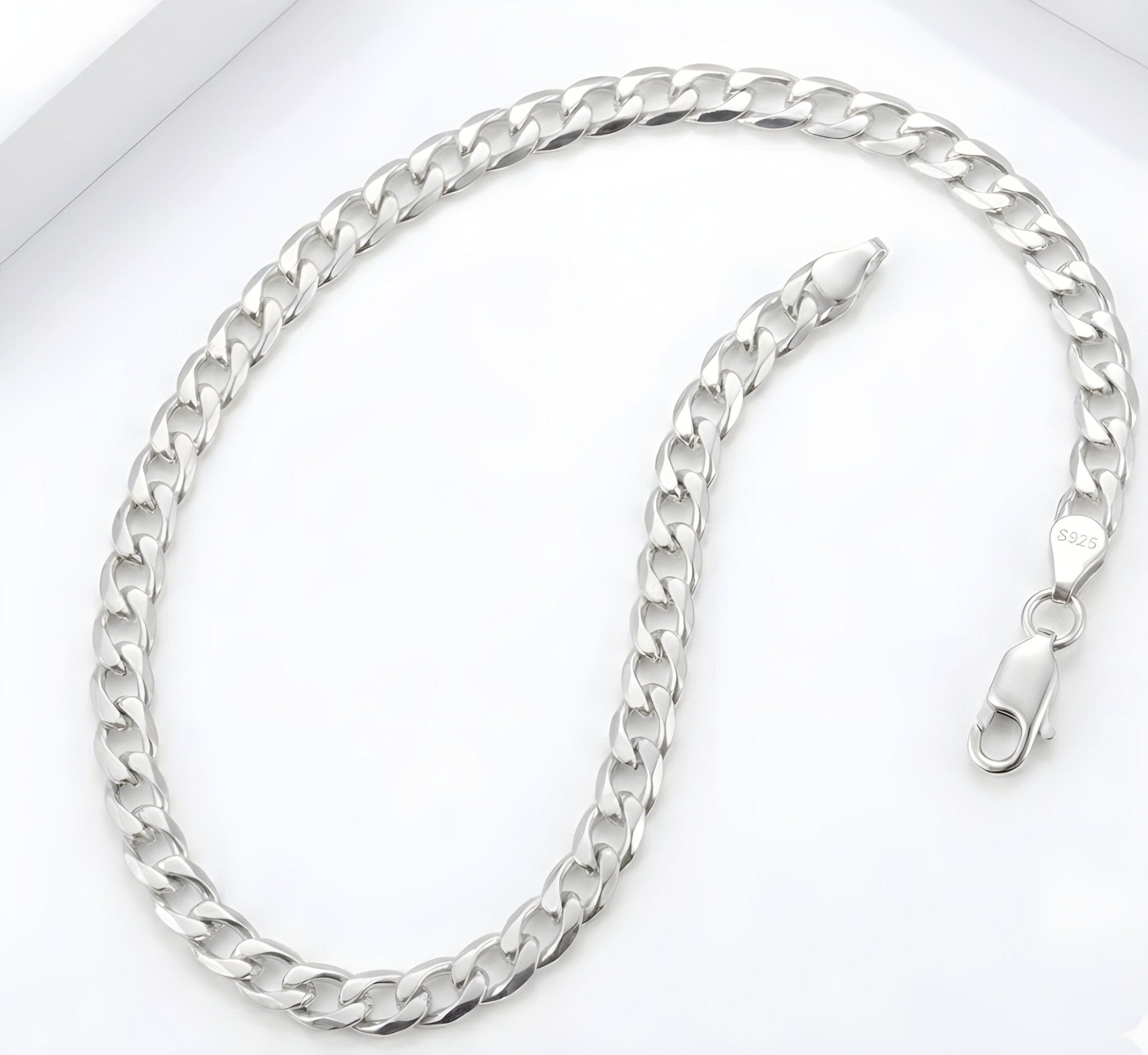 Aurify Panzerkette versilbert – hochwertige Silberbeschichtung