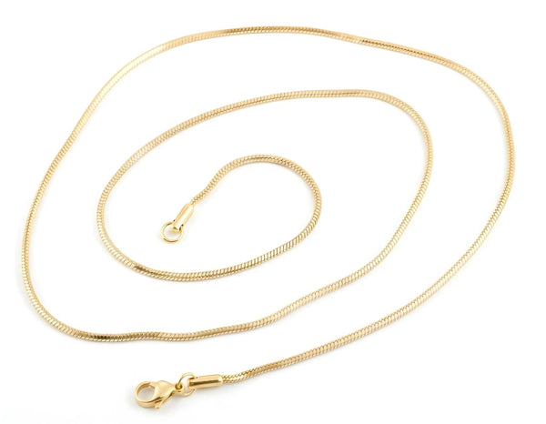 Aurify Schlangenkette Massiv Edelstahl