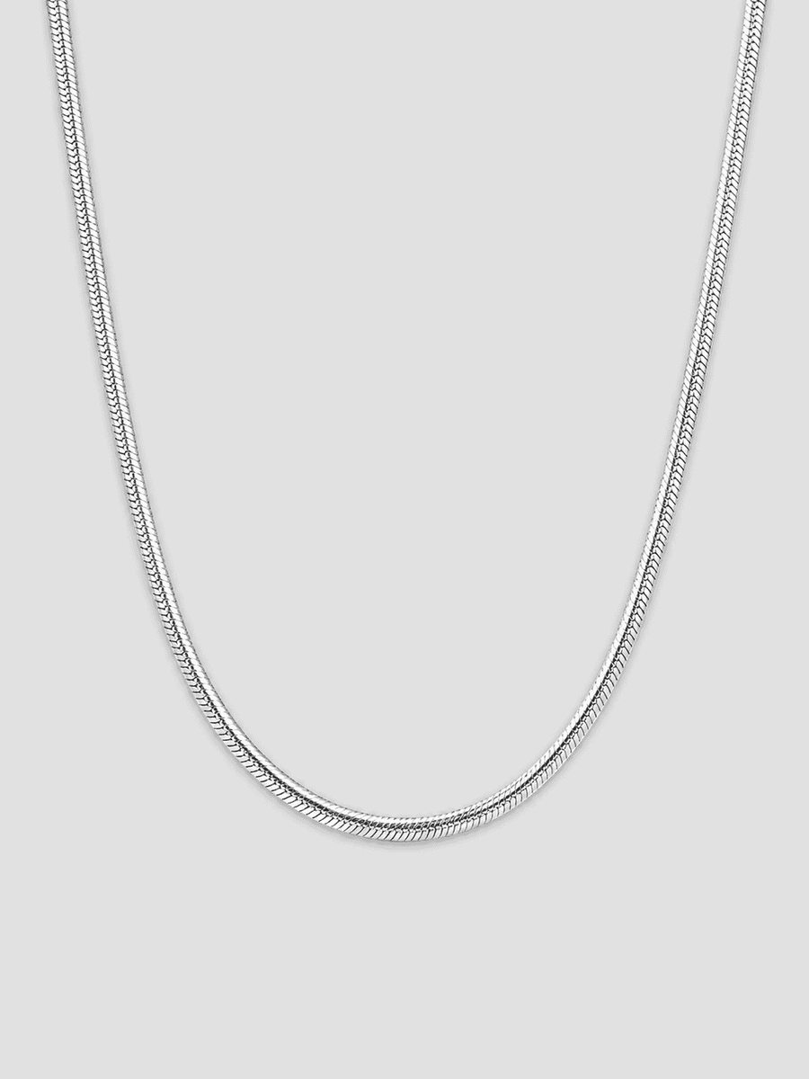 Schlangenkette Massiv Edelstahl Aurify