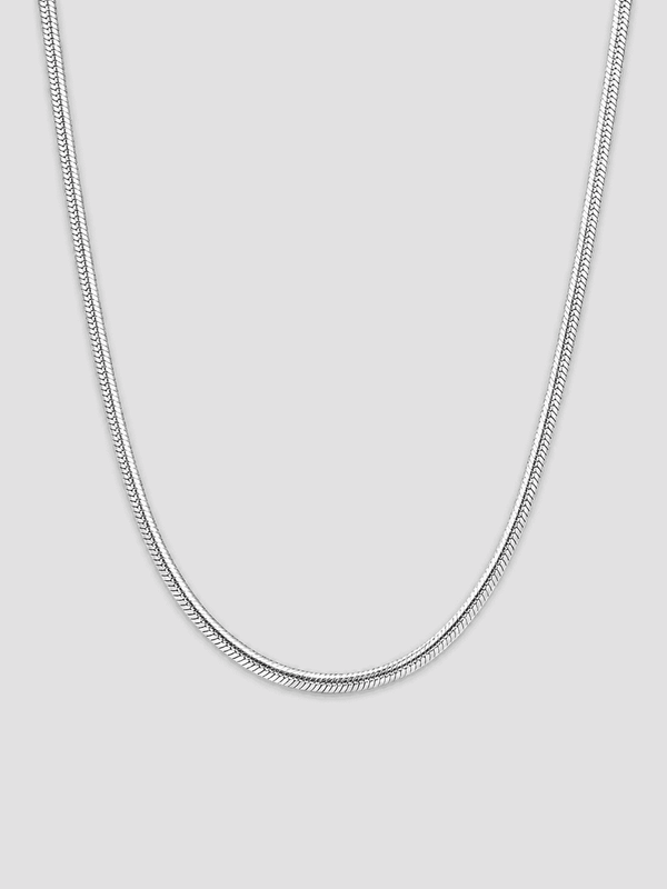 Schlangenkette Massiv Edelstahl Aurify