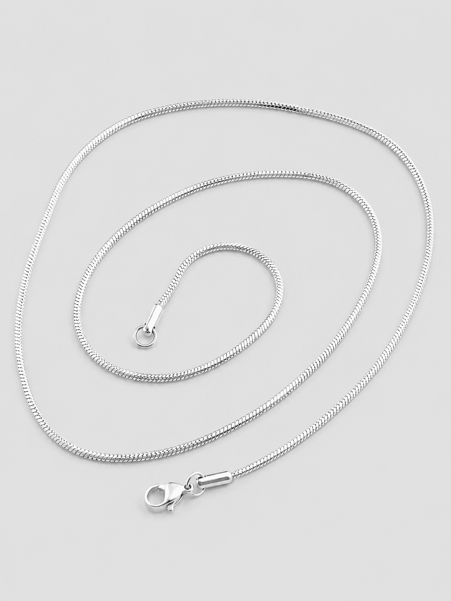 Schlangenkette Massiv Edelstahl Aurify