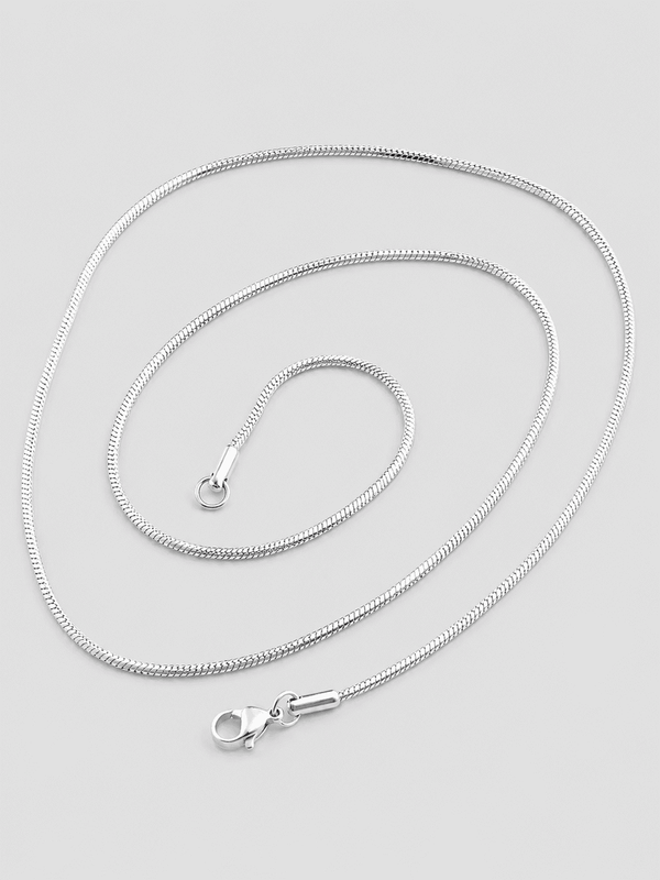Schlangenkette Massiv Edelstahl Aurify