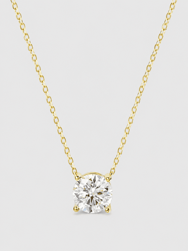 Moissanit Damenkette – 925er Sterling Silber Aurify
