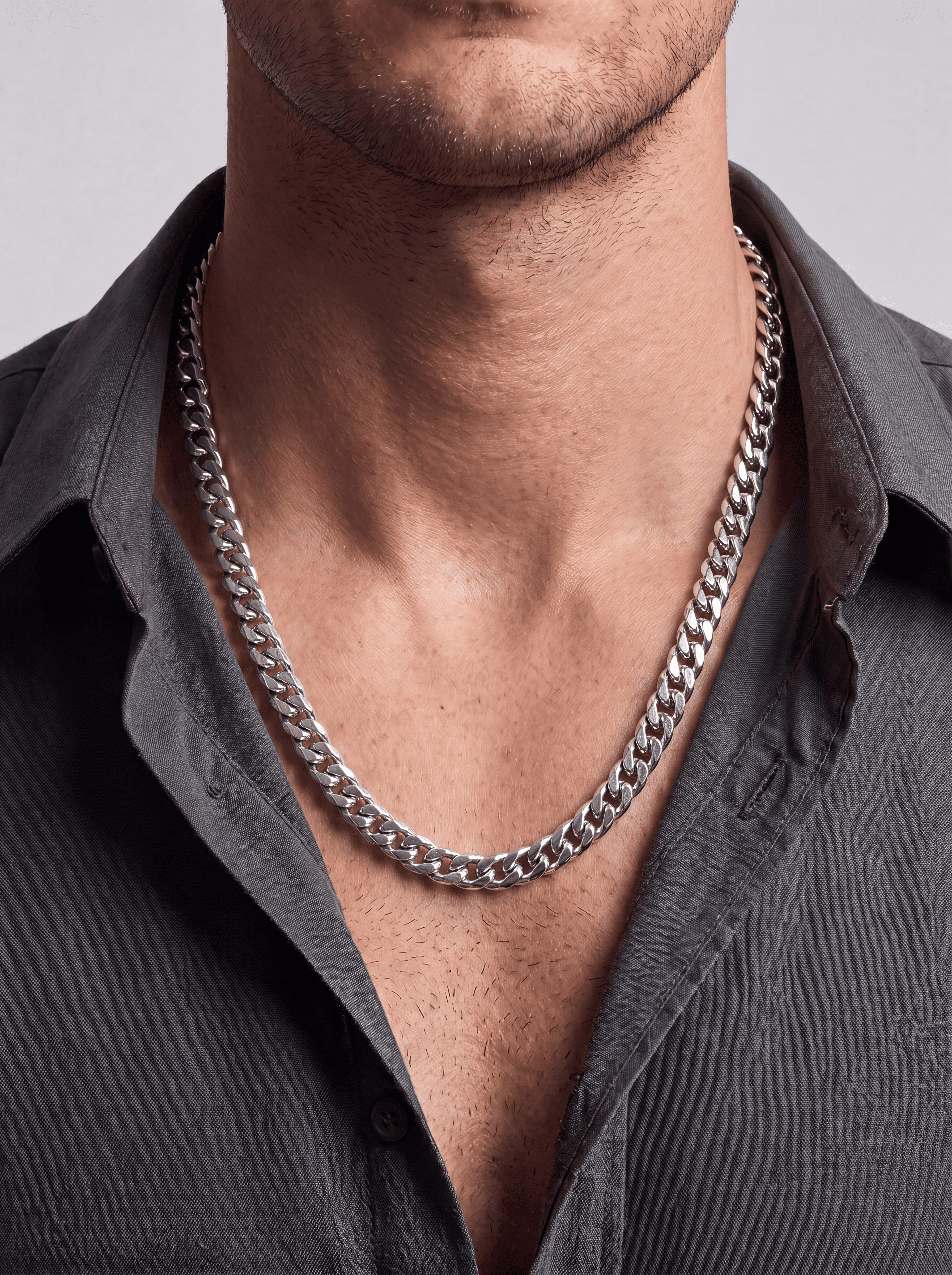 LA Cuban Link Kette Massiv Edelstahl alternate product image