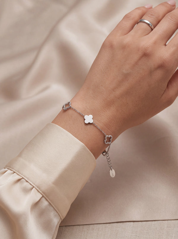 Kleeblatt Armband