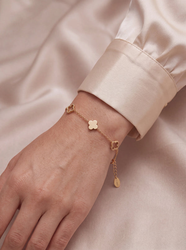 Kleeblatt Armband