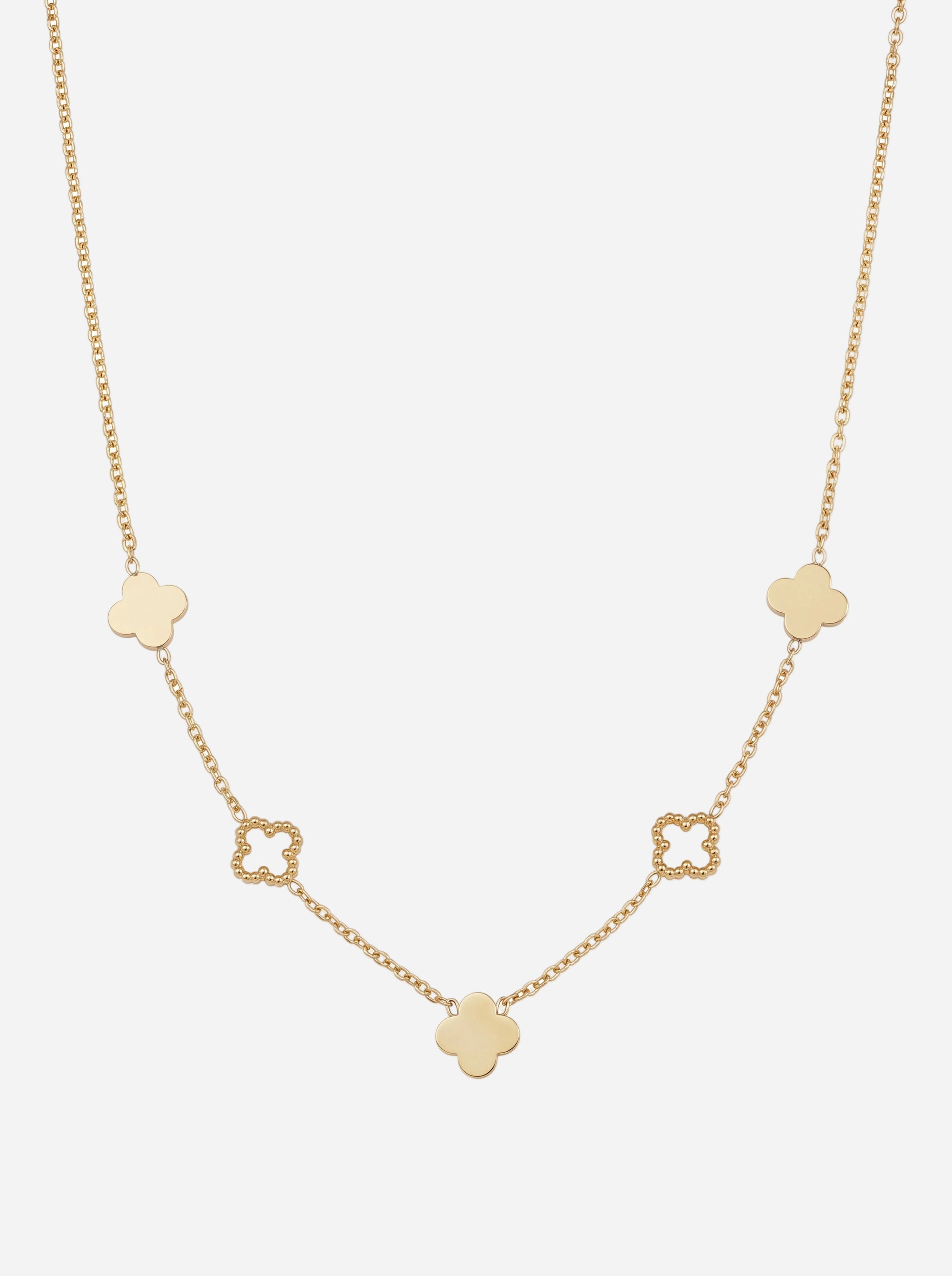 Kleeblatt Kette