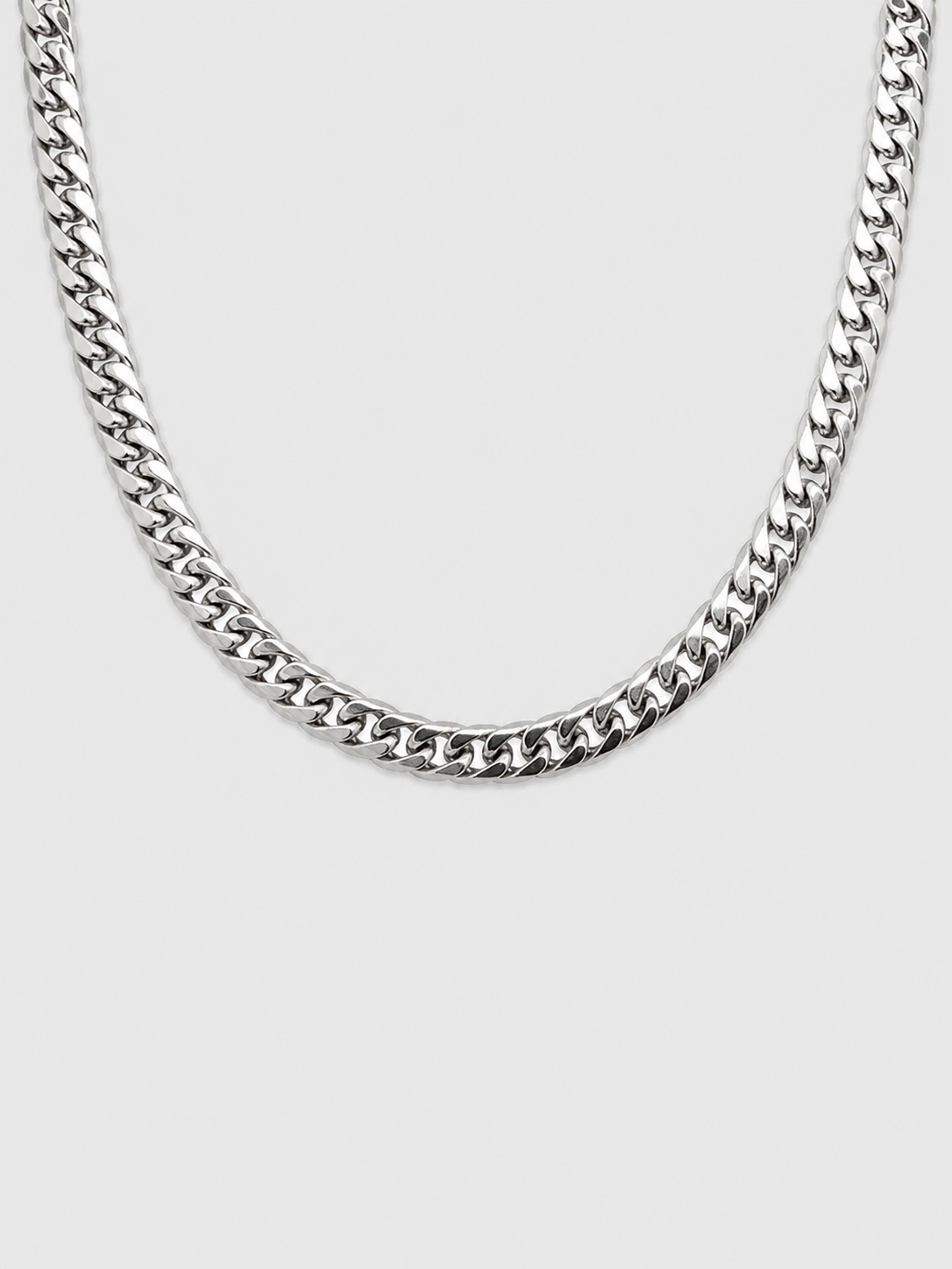 LA Cuban Link Kette Massiv Edelstahl product image