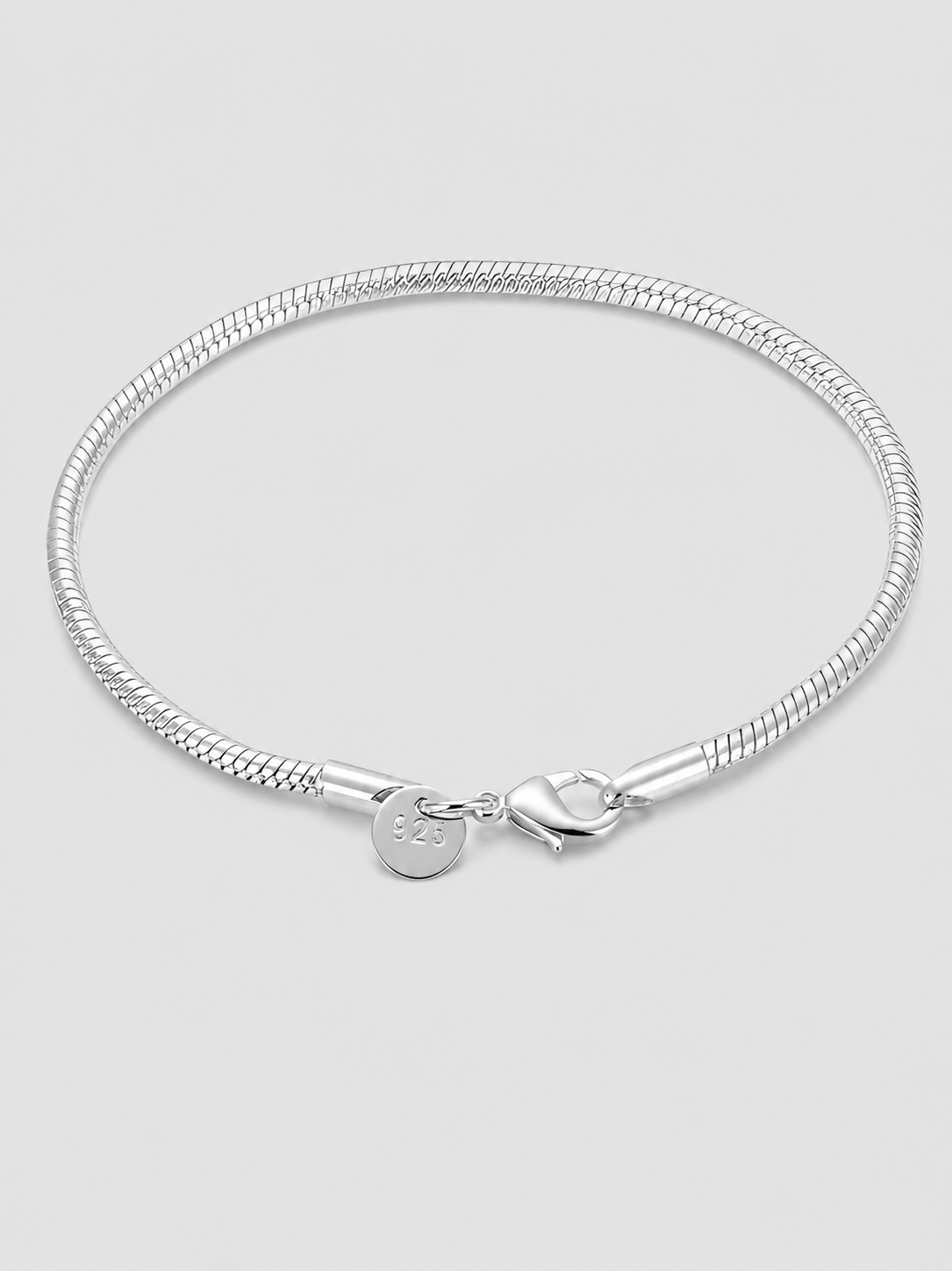 Massives Schlangenarmband – hochwertig versilbert